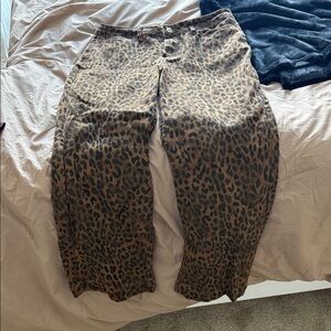 Leopard Print Jeans